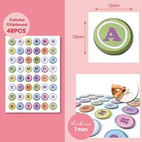 Besecraft - Pegatinas para cartas, gruesas, letras de papel de aluminio, pegatinas de letras de espuma, para álbumes de recortes, letras más gruesas, pegatinas de cartulina, 3 paquetes surtidos de 3 dimensiones - Arteztik
