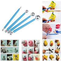 Juego de 4 piezas de esferas de bola Stylus arcilla cerámica para esculpir muñecas herramientas de modelado - Arteztik
