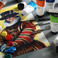 Castle Art Supplies - Juego de pintura acrílica - 12 tubos grandes de 75 ml para artistas o estudiantes - Arteztik
