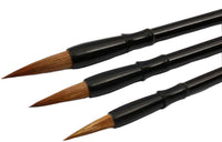 EBANGONG - Juego de 3 pinceles para dibujo con caligrafía china - Arteztik
