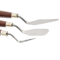 EVINIS 5 unidades de acero inoxidable. Cuchillo, espátula, paleta para mezclar pintura, set rascador, herramienta de eliminación de impresión 3D. - Arteztik
