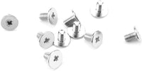HEEPDD - 10 remaches de piel para manualidades, tornillos de metal de 0.354 in con hebilla de anillo de tirador, aros de latón, perno de montaje de clavos para monedero, cartera, bolso, funda de teléfono, decoración - Arteztik
