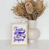 Paquete de hojas de vinilo adhesivas, 12.0 x 12.0 in, ultra mate, paquete de vinilo autoadhesivo permanente en 6 colores para Cricut y Cameo (con 1 papel de transferencia) - Arteztik

