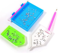 Herramientas de pintura de diamante INFELING 20 piezas 5D kits de accesorios de pintura de diamante con 28 ranuras caja de bordado de diamante para bricolaje arte arte arte arte arte arte arte - Arteztik
