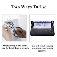 Yuelong 100 hojas de papel de plantilla térmica para tatuajes de papel de plantilla de 4 capas de 8 1/2 x 11 pulgadas de papel de trazado de tatuajes para kit de transferencia de tatuajes suministros de tatuaje (100 unidades) - Arteztik
