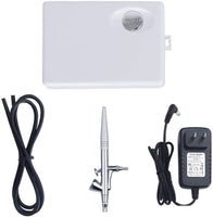 Kit de aerógrafo, Fy-Light multipropósito de alimentación por gravedad de una sola acción con mini compresor de aire portátil para maquillaje, aficiones, manualidades, decoración de tartas, tatuaje - Arteztik
