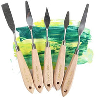 CONDA herramientas de pintura para cuchillos de paleta, mango de madera para cuchillos de metal - Arteztik
