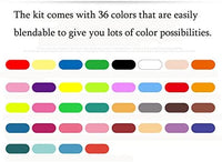 Szsrcywd 36 piezas Coloridos Niños Modelado Suave Arcilla Aire Seca Juguete Estudio 36 Color Brillante No Tóxico Modelado Arcilla Creativa DIY Artesanía - Arteztik
