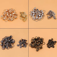 20 remaches con cierre de cadena de 0.315 in, 4 colores, para manualidades, piel, monedero, teléfono móvil, accesorios - Arteztik
