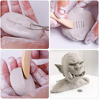 Herramientas para esculpir arcilla de cerámica AIFUDA, 22 herramientas de tallado de cerámica con mango de madera, raspador de metal y herramientas de moldeo de arcilla de plástico, para escultura de cerámica de arcilla de corte de sangría - Arteztik
