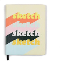 Cuaderno de bocetos de piel vegana de Denik, de 7 x 9 pulgadas, con 88 páginas en blanco - Arteztik
