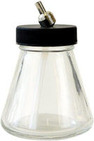 Paasche 1-Ounce Botella de vidrio Asamblea para VL, Mil, Si y TS aerógrafo - Arteztik
