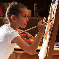 Juego de pinturas acrílicas de 24 colores, tubos de pintura acrílica para pintar, no tóxico, juegos de pintura para niños, adultos, principiantes, estudiantes, kit de arte profesional para lienzo, roca, madera, manualidades - Arteztik
