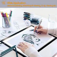 Cozonte B4 - Caja de luz de trazado grande, 18.9 in, ultrafina, B4, 75 piezas B4 Kit de almohadilla de luz para pintura de diamante 5D, dibujo de artistas de dibujo de dibujo de animación Stenciling - Arteztik
