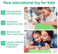 Tablero de dibujo ligero para niños, ELICE A3 Light Drawing Pad Draw con luz, Magic Pad Light up Drawing Pad para niños con plumas mágicas, tablero de escritura de pintura juguetes educativos para niños pequeños niños niñas - Arteztik
