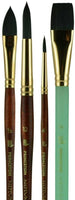 Princeton Artist Brush Neptune, pinceles para acuarelas, serie 4750, pelo de ardilla sintético - Arteztik
