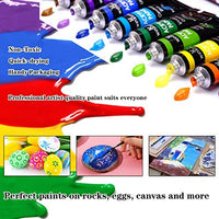 WINSONS juego de pintura acrílica, no tóxico, 24 colores (24 x 0.4 fl oz), pigmentos ideales para principiantes, pintores, niños, estudiantes, escuela y aula - Arteztik
