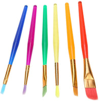 Juego de 26 pinceles de pintura de esponja para niños para arte y manualidades, pinceles de pintura, pinceles de esponja, juego de dibujo de juguetes para niños - Arteztik
