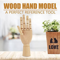 Maniquí de mano de madera con dedos flexibles y movibles, maniquí articulado para bocetos, dibujo, hogar, oficina, escritorio, niños, juguetes, regalo - Arteztik
