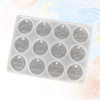 SUPVOX DIY Moldes de silicona para fundición artesanal resina epoxi DIY joyería colgante proyectos de arte moldes transparentes - Arteztik
