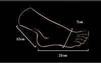 JUYO VONSAN - Maniquí de silicona para mujer, 1 par de 8,27 pulgadas para calzado calcetín joyería pantalla tatuajes - Arteztik
