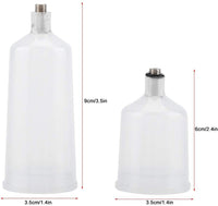 TOPINCN - Pistola de pintura de plástico para aerógrafo, vaso de aerógrafo, accesorios para regadero, spray, pintura, vaso roscado, 2 piezas/juego - Arteztik
