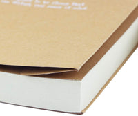 Faxco - Cuaderno de bocetos (A5, 2 unidades, tapa de papel kraft, para dibujo, libro de bocetos en blanco, 128 hojas/paquete, apertura de 180 grados (5.906 x 8.268 in) - Arteztik
