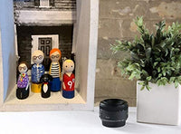 35 piezas de muñecas de madera sin terminar, pequeños cuerpos de muñeca de madera, muñeca de madera de la familia para manualidades - Arteztik
