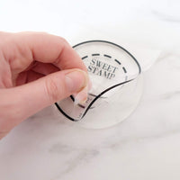 AmyCakes Sweet Stamp - Sello redondo para pasteles y cupcakes - Arteztik
