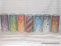 Mosaiko Green Mix 10.58 oz (10.5 onzas) - Azulejos de cristal de mosaico para manualidades, piezas cuadradas manchadas de primera calidad, 0.4 in x 0.4 in, perfecto para decoración del hogar, manualidades de bricolaje, arte de píxeles, juegos infantiles, - Arteztik
