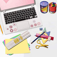 Cinta de papel de transferencia de vinilo transparente Roll-12 x 70 pies de alineación de rejilla de aplicación para Cameo o Cricut vinilo autoadhesivo para calcomanías, letreros, paredes, ventanas y otras superficies lisas - Arteztik
