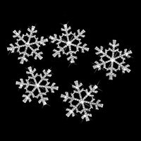 ultnice Rhinestone Copo De Nieve Adornos Botones Plata 40 mm, 5 unidades) - Arteztik
