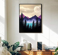 ACANDYL Pintura por número Montañas DIY Pintura acrílica por número Kit para niños, adultos, estudiantes, principiantes, pintura en lienzo, por números, pintura artística para decoración de montañas, 16.0 x 20.0 in - Arteztik
