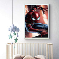 Betionol - Kit de pintura de diamantes 5D para niños y adultos, kit de pintura de diamantes de imitación de cristal de perforación completa por números con el tema de Babby Groot, 12 x 16 pulgadas - Arteztik
