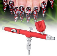 FAMKIT - Juego de aerógrafos de doble acción de 0.012 in de ancho, pistola de aerógrafo para pintura artística, tatuaje, decoración de tartas, kit de herramientas para uñas - Arteztik
