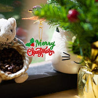 Cieovo - 8 llaveros de Navidad con diamantes de imitación, diseño 5D - Arteztik
