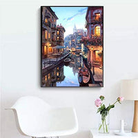 Pintura por números para principiantes adultos, 16.0 x 20.0 in, kit de pintura acrílica de rosa roja y amarilla sobre lienzo con 3 pinceles de pintura para decoración de pared del hogar - Arteztik
