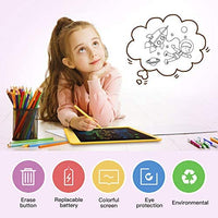 Derabika - Tablet para dibujar y escribir con pantalla LCD colorida de 10 pulgadas, borrable, para regalo de cumpleaños de niños de 3 a 7 años de edad, pizarra de garabatos, juguetes didácticos - Arteztik

