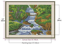 Kit de pintura de diamante 5D con perforación completa, pintura de bordado con diamantes de imitación para paisaje, arte para decoración de pared del hogar, 12 x 16 pulgadas (paisaje 3) - Arteztik
