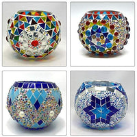 Azulejos de mosaico de vidrio con formas y colores mezclados piezas de vidrio para manualidades - Arteztik
