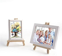 LinaLife - Caballete de madera, 10 unidades, 5.0 in, para artistas, caballete, triángulo, tarjetas, fotos, bodas, tarjetas de negocios, pintura, manualidades, dibujo, teléfono, fiestas, celebraciones - Arteztik
