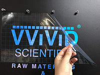 VViViD - Rollo de cinta de transferencia de vinilo transparente con rejilla de alineación azul para carteles, manualidades, calcomanías de tamaño mediano (12 pulgadas x 150 pies) - Arteztik
