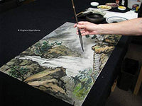 mb023 – 1 hmay enorme de caligrafía china tradicional Brush/Sumi Pintura Dibujo Brush Plus bambú Wrap - Arteztik
