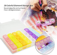 SIBOTER 61 piezas 5D diamantes accesorios de pintura, incluye bolígrafo de pintura de diamante, caja de almacenamiento de pintura de diamante y rodillo de pintura de diamante, accesorios de arte de diamante y herramientas para adultos principiantes - Arteztik
