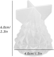 2 unids árbol de Navidad resina de silicona molde 3D creativo resina epoxi molde de fundición árbol de Navidad noche luz titular DIY arte arte fabricación herramientas hogar fiesta decoración regalo - Arteztik
