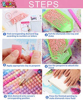 5D DIY Diamond Painting Kits for Adults 30x40cm, Full Square Drill Diamond Crystal Rhinestone Embroidery Cross Stitch Pictures Arts Craft for Home Wall Decor Gift Dancer Girl - Arteztik
