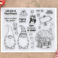 Kwan Crafts 4 hojas diferentes estilo árbol de Navidad Santa claro sellos para hacer tarjetas decoración y bricolaje Scrapbooking - Arteztik
