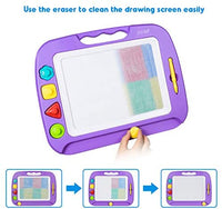 Pizarra colorida borrable magnética para bebés/niños, desarrollo de habilidades, tablero de dibujo, por Tonor - Arteztik
