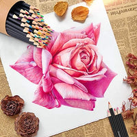 Soucolor - 72 lápices de colores con caja de lata para escuela, oficina y arte - Arteztik
