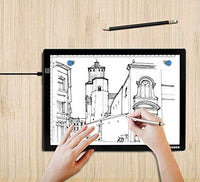 DONPODER 2G A4 caja de luz para trazado y dibujo con marco resistente Duarable, almohadilla de luz regulable para pintura de diamante, cuadro de luz, cuadro de luz para dibujar animación Stencilling - Arteztik
